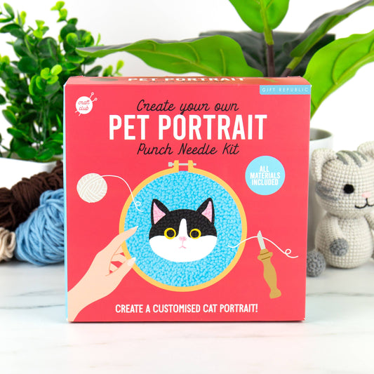 Pet Portraits - Cat Punch Needle Kit