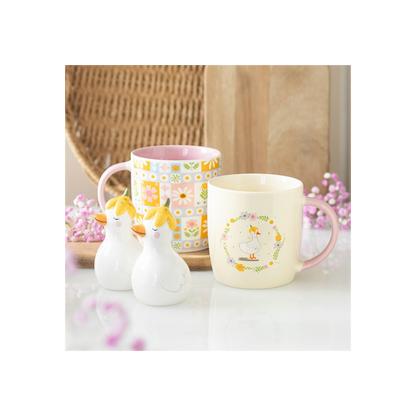 Floral Duck Mug