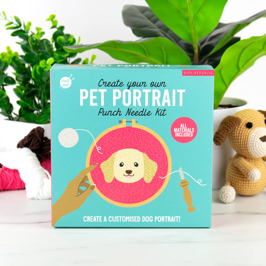 Pet portraits - Dog Punch Needle Kit