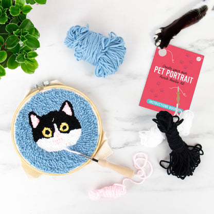 Pet Portraits - Cat Punch Needle Kit