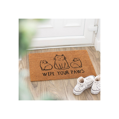 Wipe Your Paws Cat Doormat