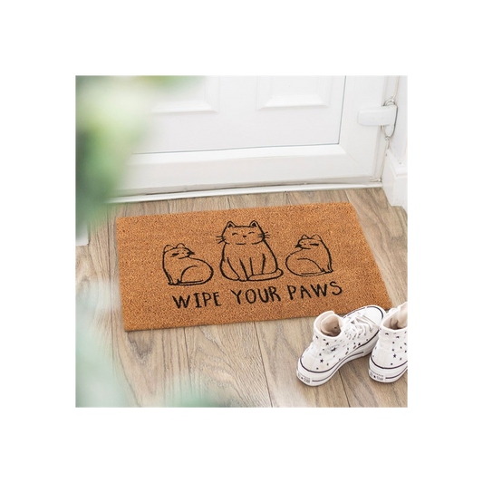 Wipe Your Paws Cat Doormat