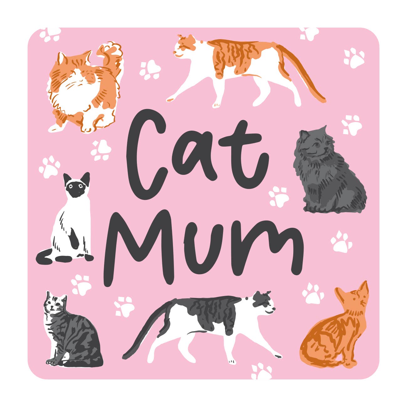 Cat Mum Coaster