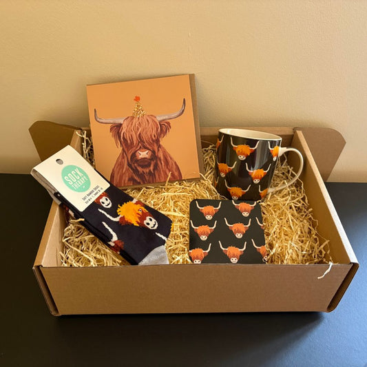Highland Cow Gift Set