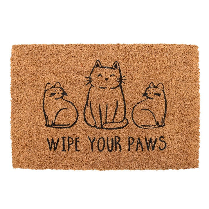Wipe Your Paws Cat Doormat