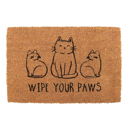 Wipe Your Paws Cat Doormat
