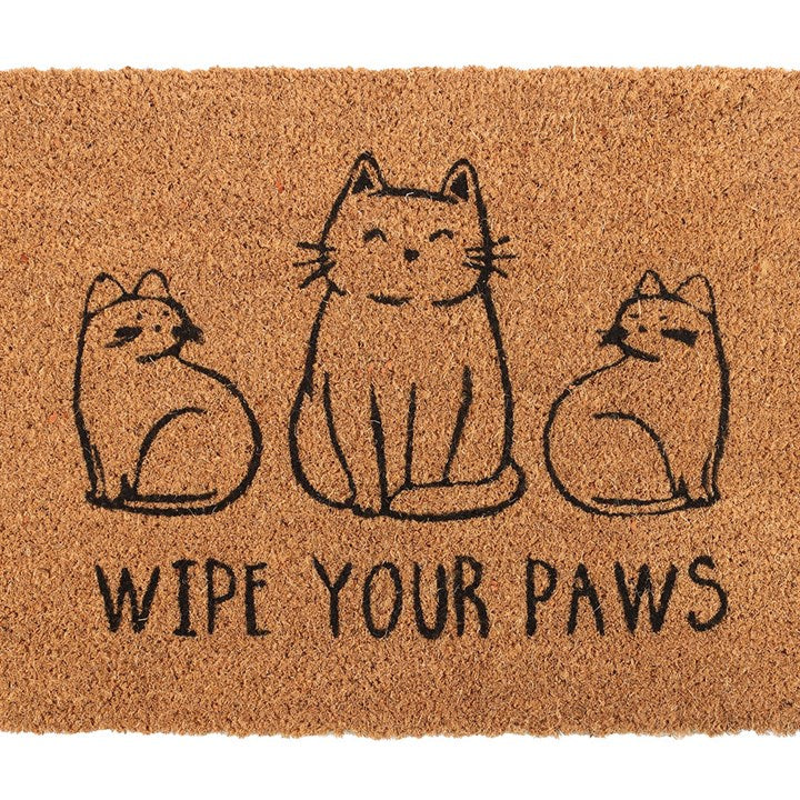 Wipe Your Paws Cat Doormat