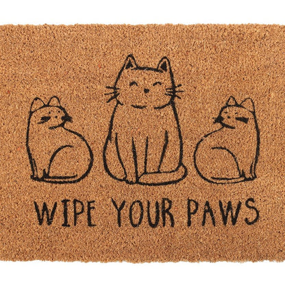 Wipe Your Paws Cat Doormat
