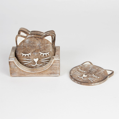 cat coaster set