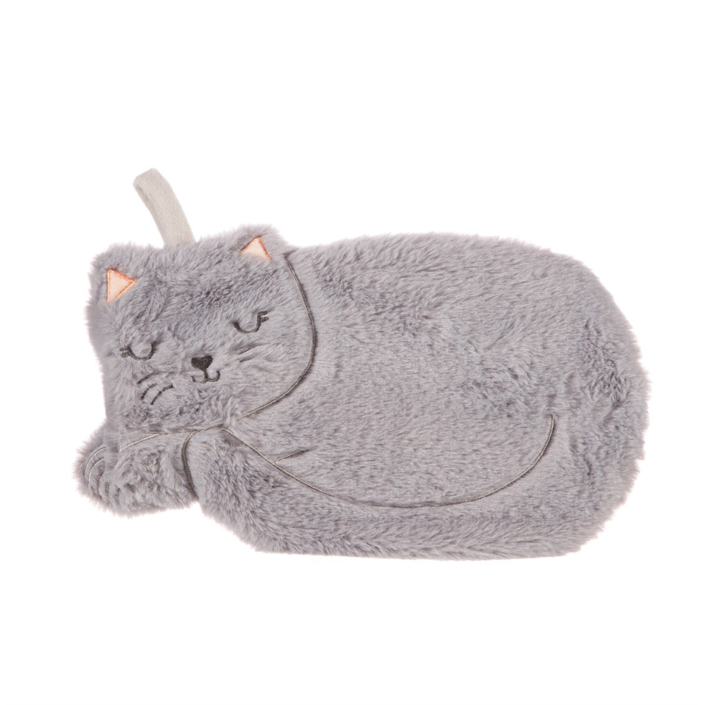 Cat hot water bottle.