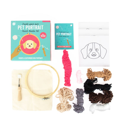 Pet portraits - Dog Punch Needle Kit