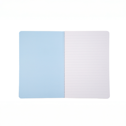 Notebook opened on the first page.